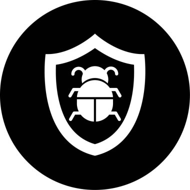 Kalkan. Web simgesi basit illüstrasyon