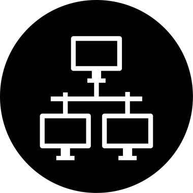 vektör lcd simgesi illüstrasyonu