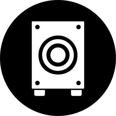 Müzik çalar simgesinin vektör illüstrasyonu