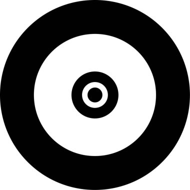 Müzik. Web simgesi basit illüstrasyon