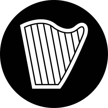 Müzik notası simgesi. vektör illüstrasyonu