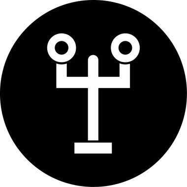 Mezar simgesinin vektör illüstrasyonu