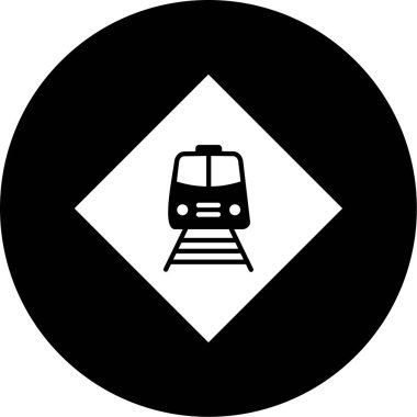 Bir bus simgesinin vektör illüstrasyonu