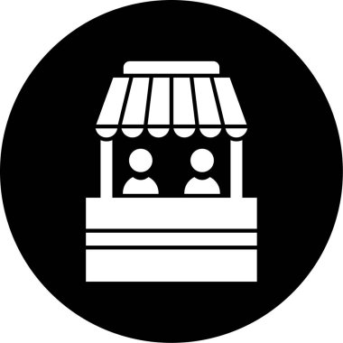 dükkan simgesi vektör illüstrasyonu