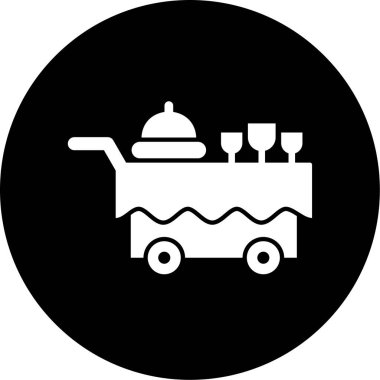 Gıda simgesinin vektör illüstrasyonu