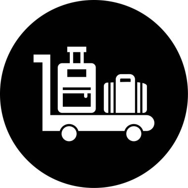 Seyahat simgesinin vektör illüstrasyonu