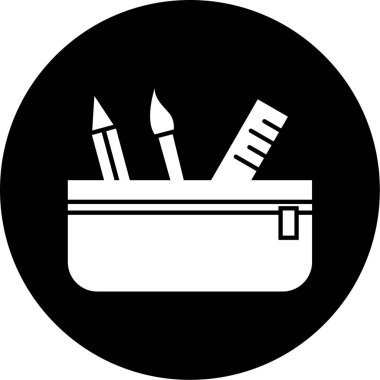 Kalem. Web simgesi basit tasarım