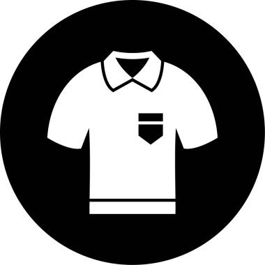 t-shirt simgesi, vektör illüstrasyonu