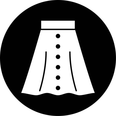 Bir kadın simgesinin vektör illüstrasyonu