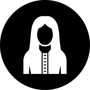 avatar. Web simgesi basit illüstrasyon