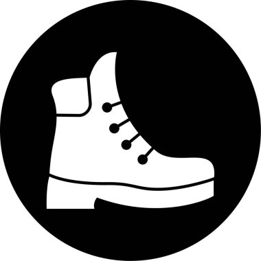 Ayakkabı. Web simgesi basit illüstrasyon