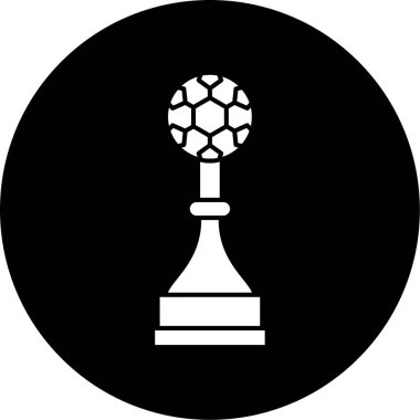 futbol kupası simgesi, vektör illüstrasyonu