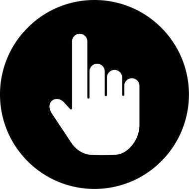 el imleci simgesi, vektör çizim