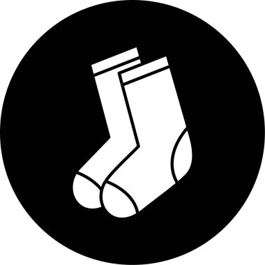 Çorap. Web simgesi basit illüstrasyon