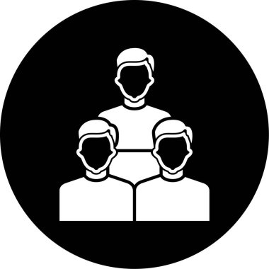 İnsan simgesinin vektör illüstrasyonu