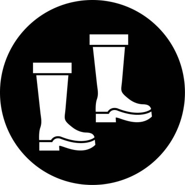 Tek bir çizme simgesinin vektör çizimi