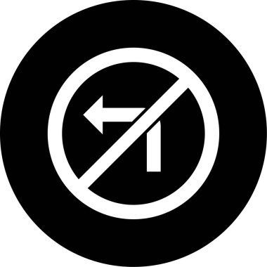 Beyaz arkaplanda park yeri simgesi yok. vektör illüstrasyonu