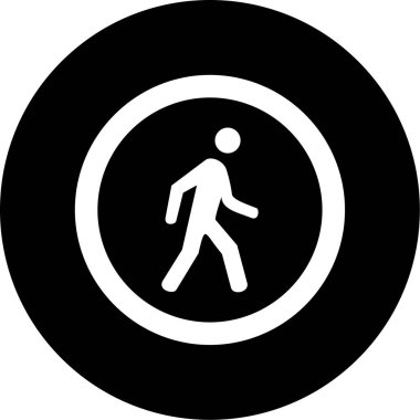 Bir insan simgesinin vektör illüstrasyonu