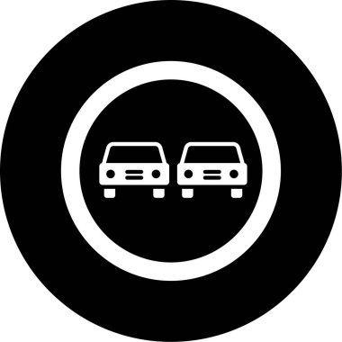 araba simgesi vektör illüstrasyonu