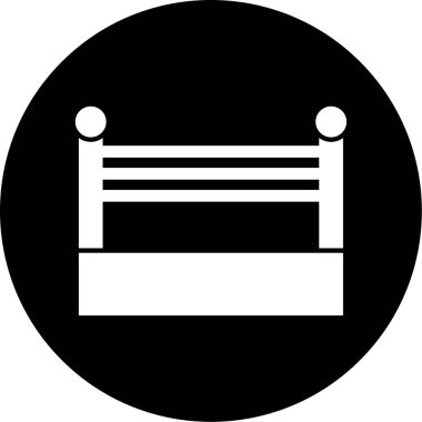 Bir bayrak simgesinin vektör illüstrasyonu