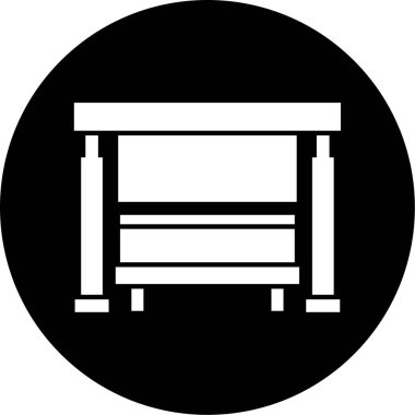 Modern b 'nin vektör illüstrasyonu eksik simgesi