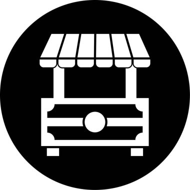 Gıda depolama simgesinin vektör çizimi