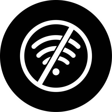 Kişisel ve ticari kullanım için resim simgesi. Kablosuz