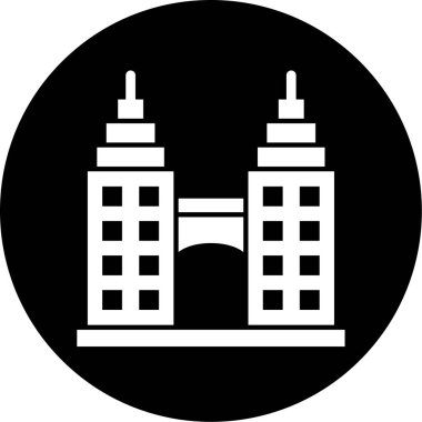 Yapı simgesinin vektör illüstrasyonu