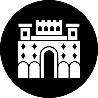 Yapı simgesinin vektör illüstrasyonu