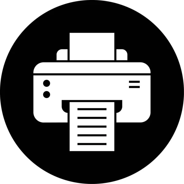 Printer Icoon Vector Illustratie — Stockvector