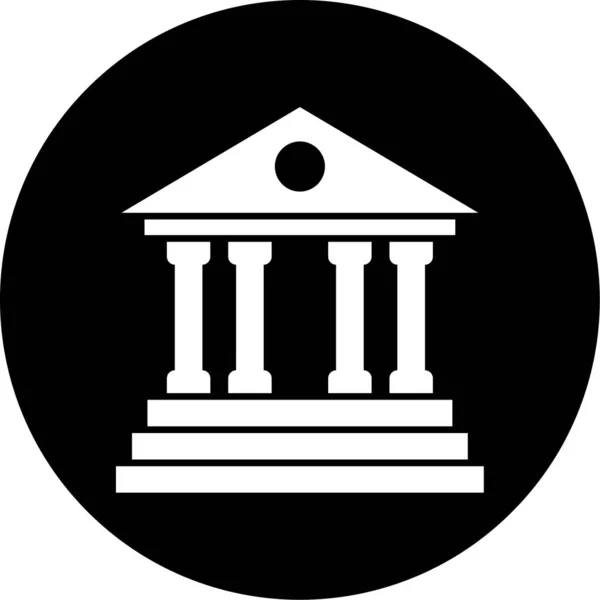 Ícone Bancário Ilustração Vetorial — Vetor de Stock