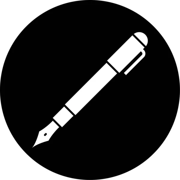 Stift Web Symbol Einfache Illustration — Stockvektor