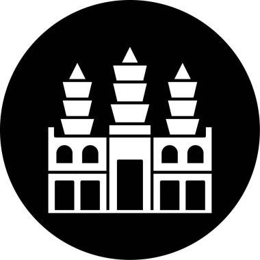 Yapı simgesinin vektör illüstrasyonu