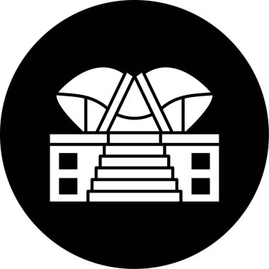 Yapı simgesinin vektör illüstrasyonu