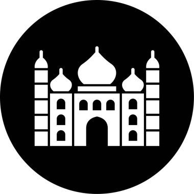 Cami. Web simgesi basit illüstrasyon