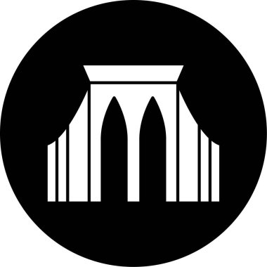 Modern yapı simgesinin vektör illüstrasyonu