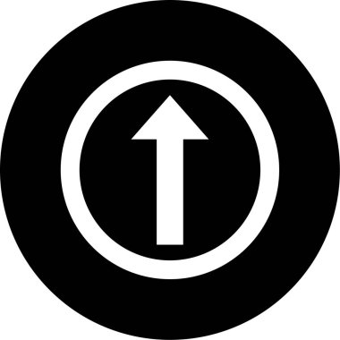 ok modern simgesinin vektör illüstrasyonu 