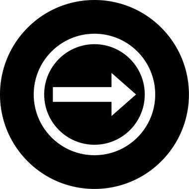 ok modern simgesinin vektör illüstrasyonu 