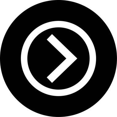 ok simgesinin vektör illüstrasyonu