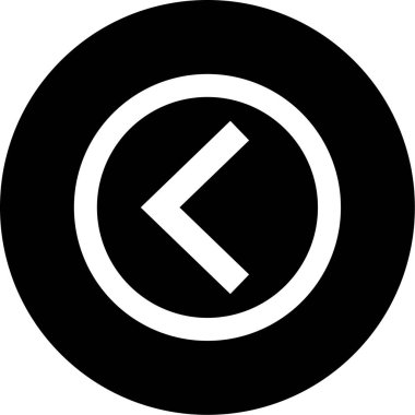 Projeniz için sol yön ok simgesi