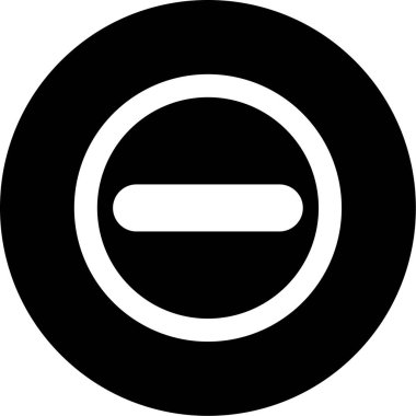 Bir dur simgesinin vektör illüstrasyonu