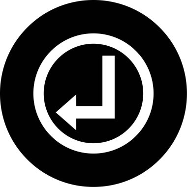 ok modern simgesinin vektör illüstrasyonu