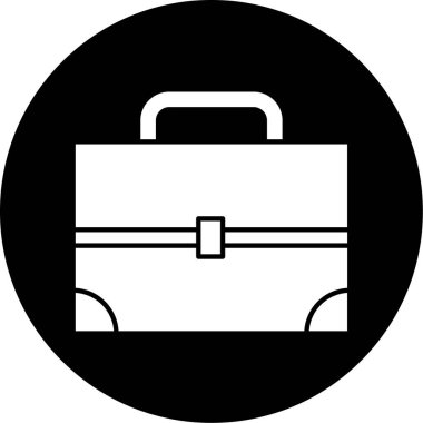 evrak çantası simgesi, vektör illüstrasyonu