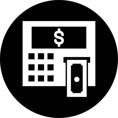 bankacılık ve finans simgesi, vektör illüstrasyonu