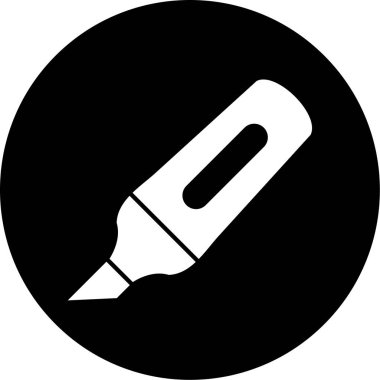 kalem simgesi vektör illüstrasyonu