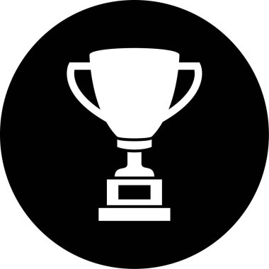 kupa simgesi vektör illüstrasyonu