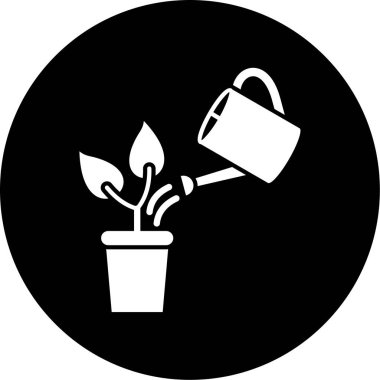 Bahçıvanlık. Web simgesi basit tasarım