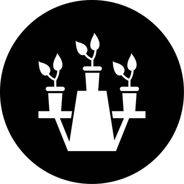 bitki simgesi vektör illüstrasyonu