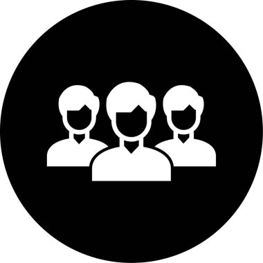 İnsan simgesinin vektör illüstrasyonu