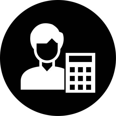 İş simgesinin vektör illüstrasyonu